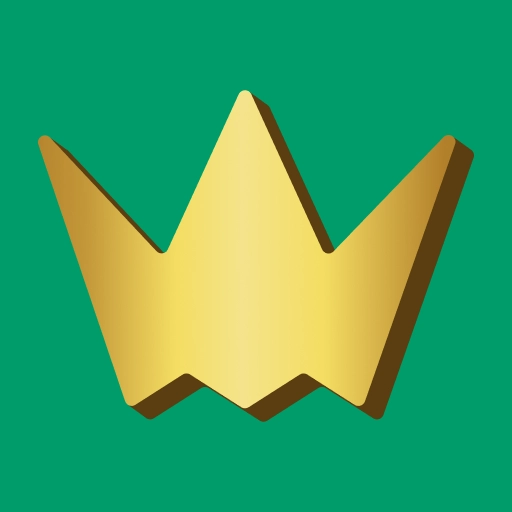 Crowngreen premium casino loyalty crown icon