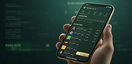 Crowngreen mobile betting app shown on smartphone