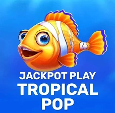 Crowngreen Jackpot Play Tropical Pop slot with colorful fish